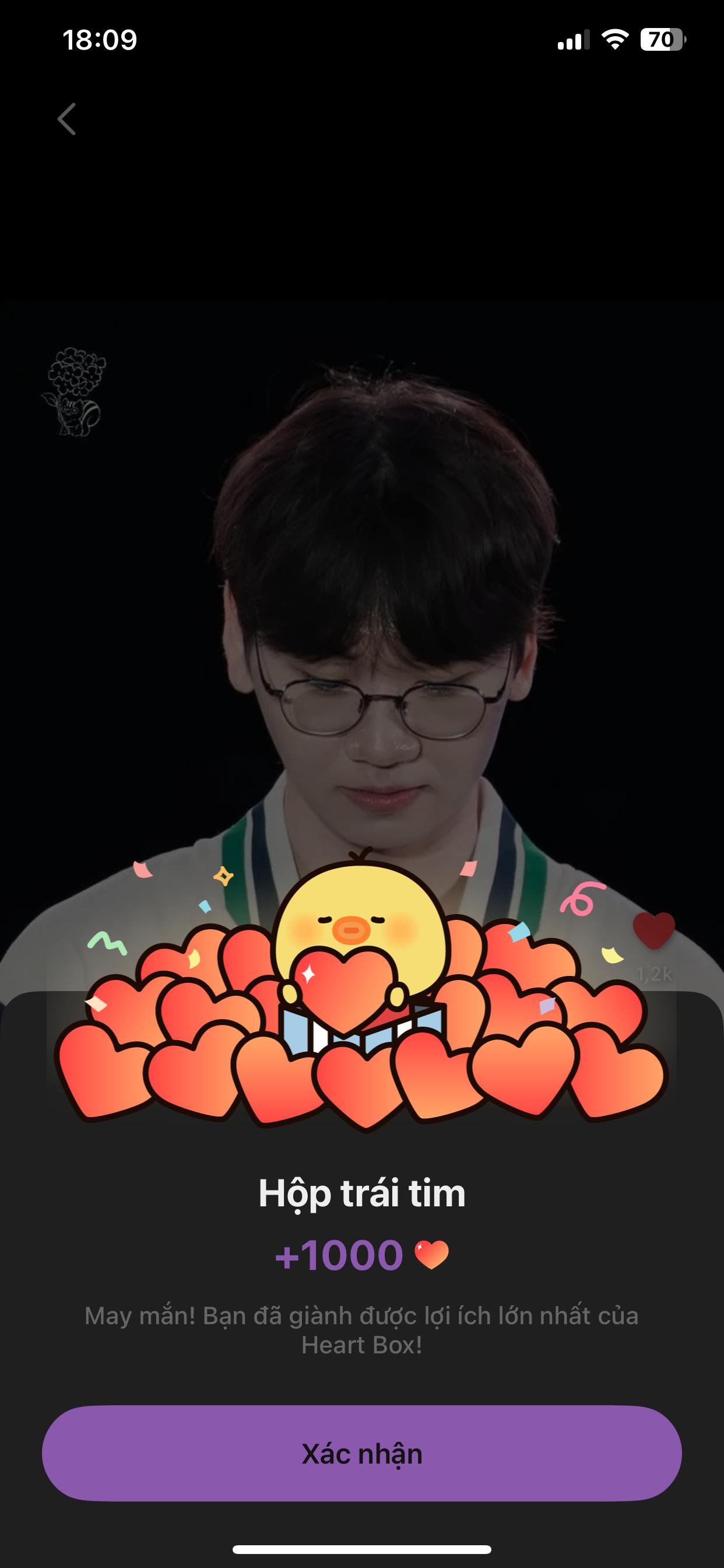 Special wallpaper made by Doran's fans
