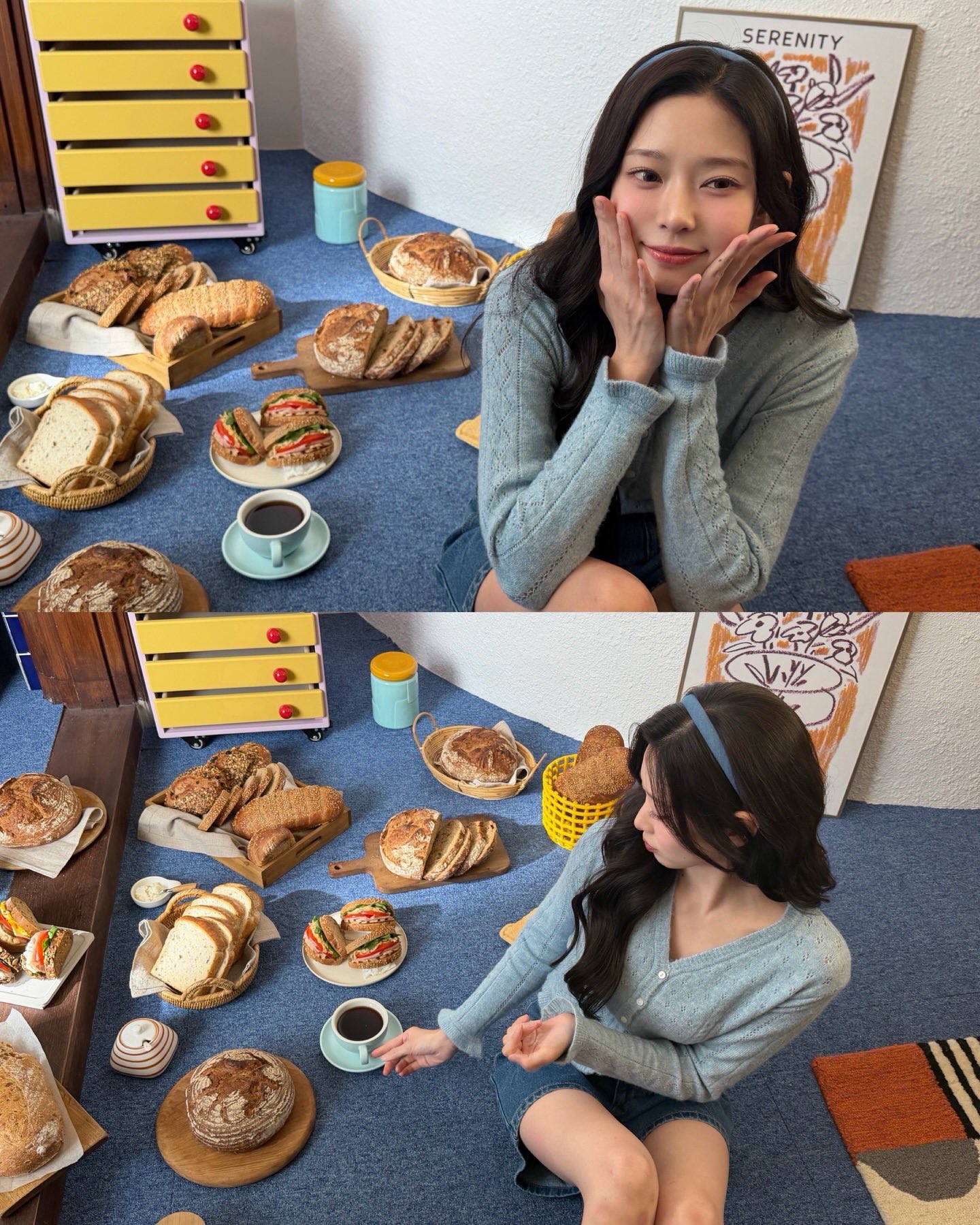 A moment captured by a fan of Kim Minju