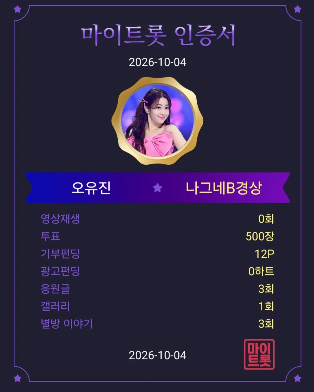 오유진 최근 활동샷