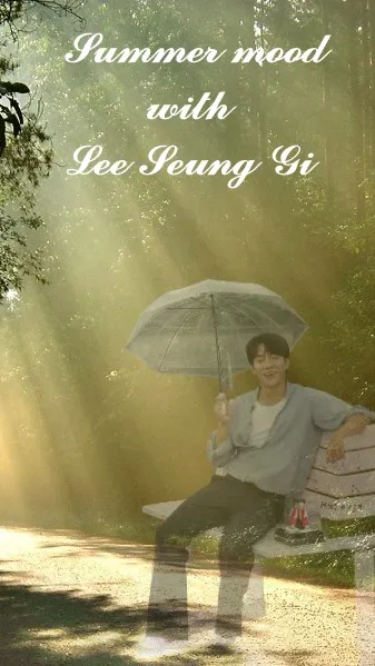Cuplikan di balik layar dari Lee Seunggi
