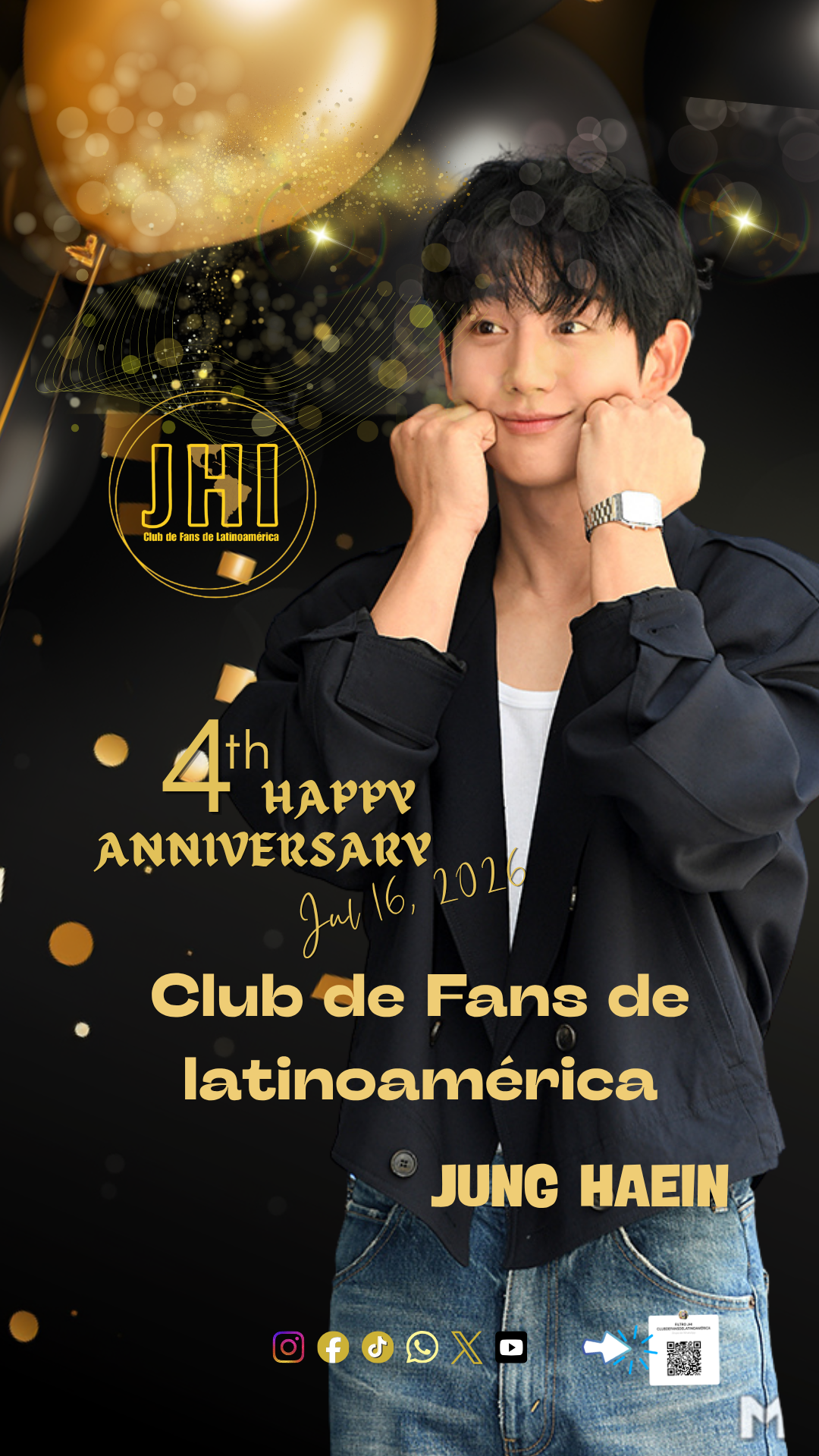 Special wallpaper made by Jung Haein's fans
