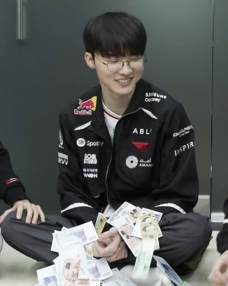 Recent activity shot of Faker