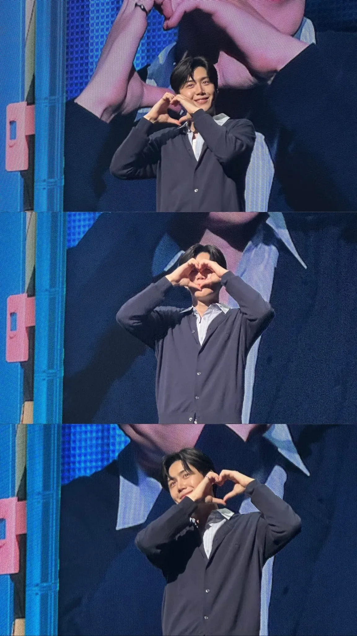 Behind-the-scenes cut of Kim Seonho
