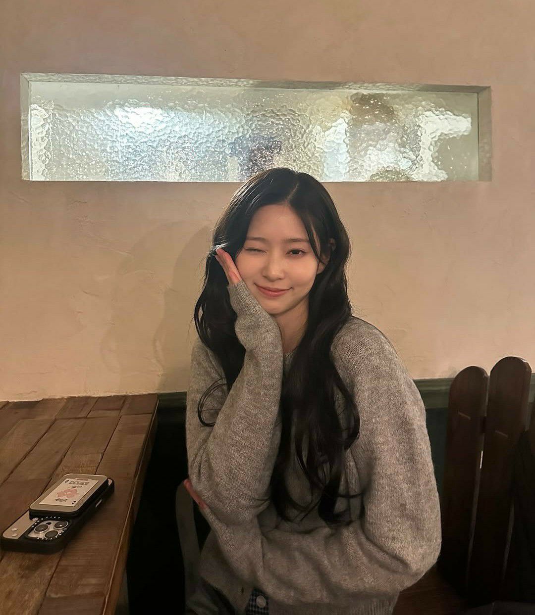 A moment captured by a fan of Kim Minju