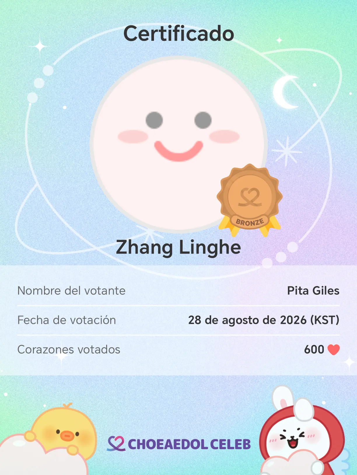 Latest photo of Zhang Linghe