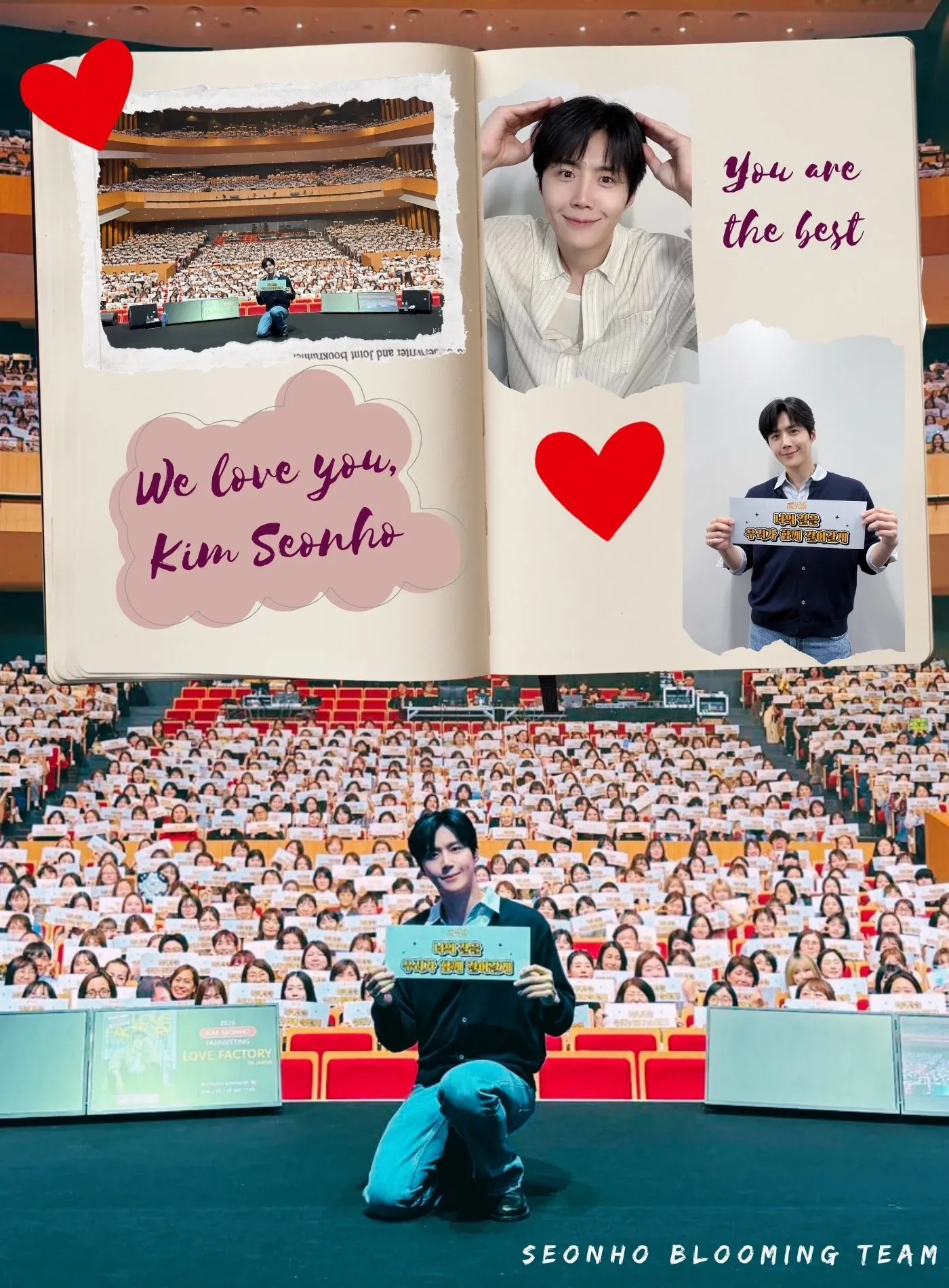 Behind-the-scenes cut of Kim Seonho