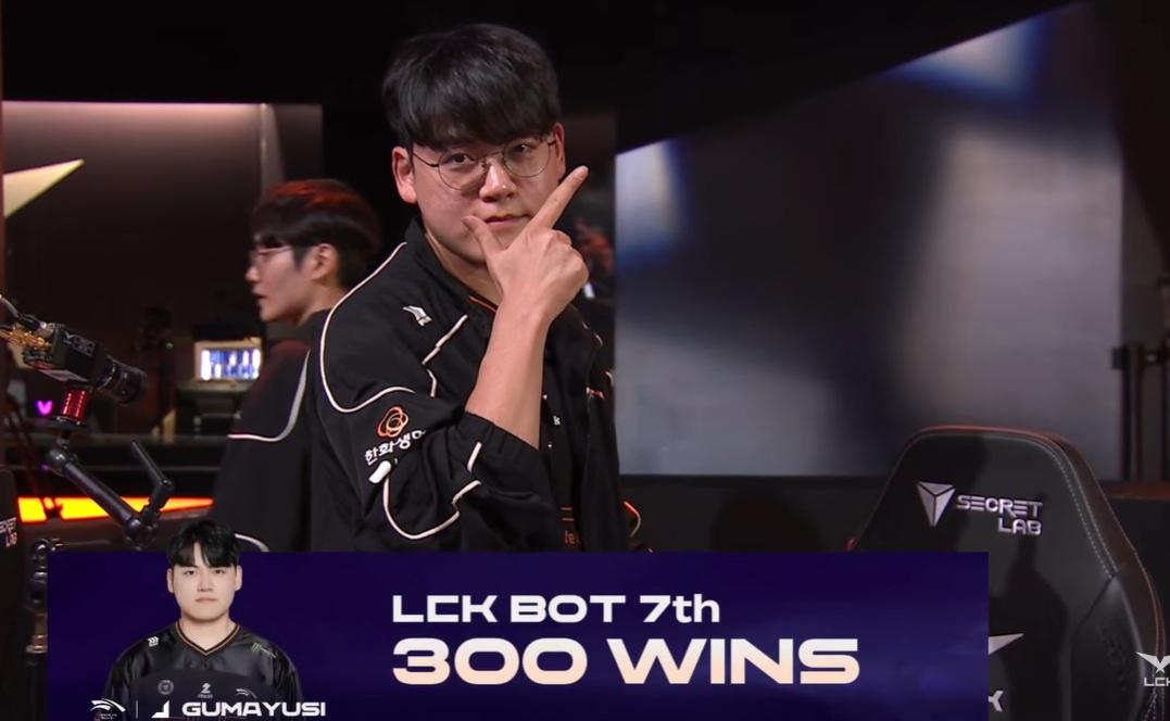 Recent activity shot of Gumayusi