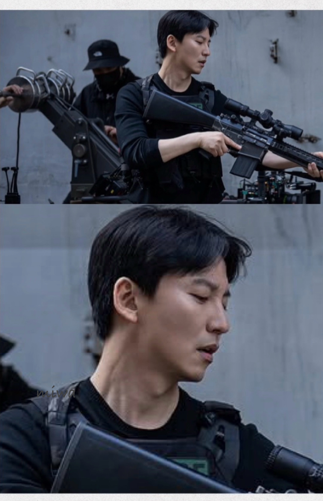 Behind-the-scenes cut of Kim Namgil