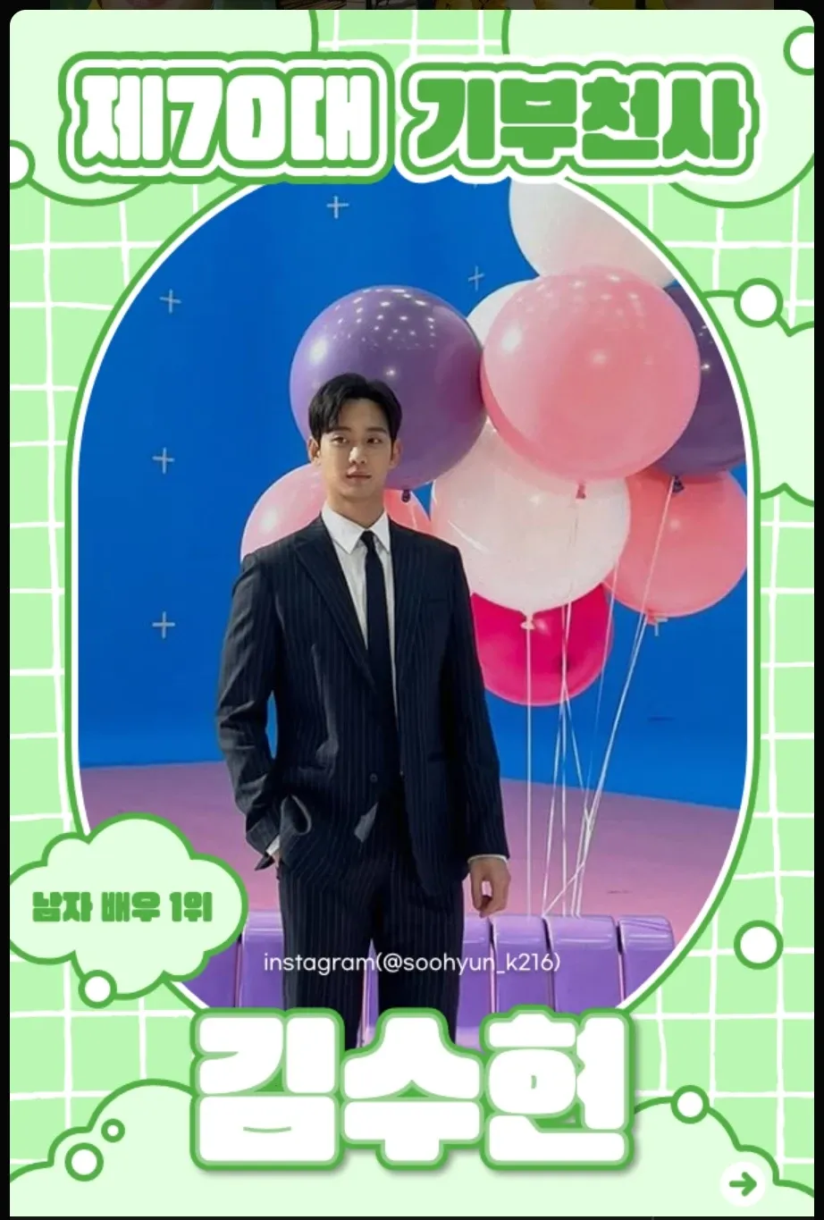 Recent activity shot of Kim Soohyun
