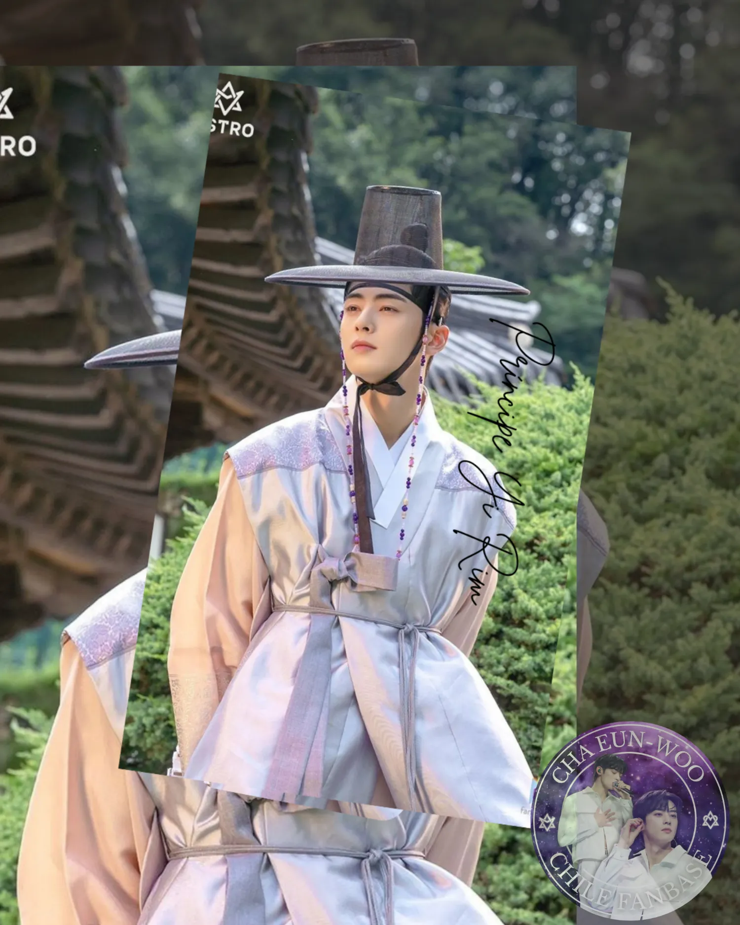 Behind-the-scenes cut of Cha Eunwoo