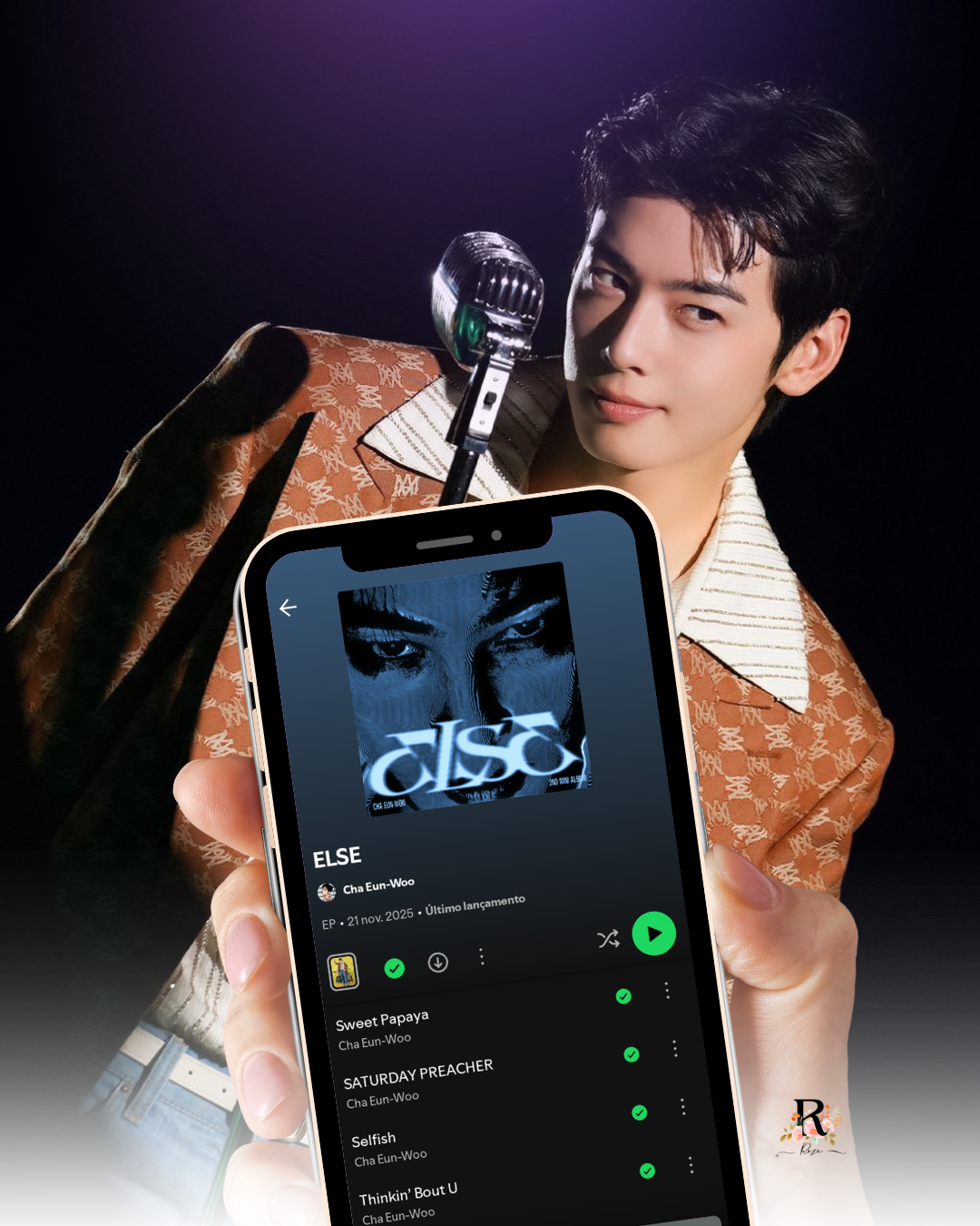 A moment captured by a fan of Cha Eunwoo