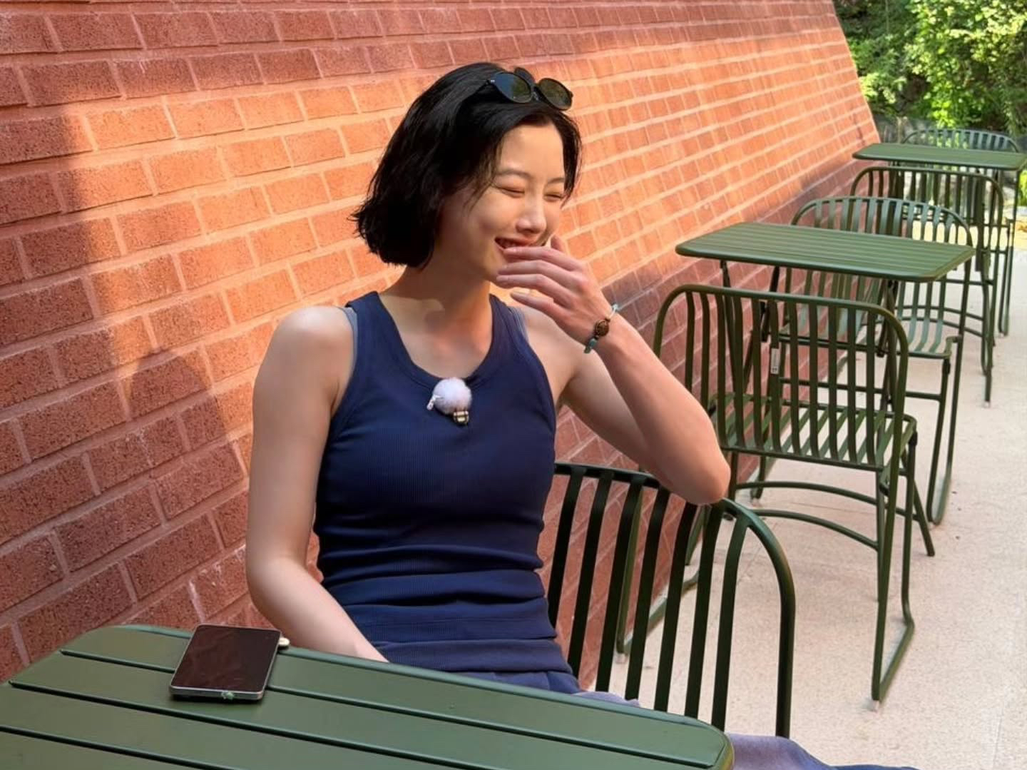 Behind-the-scenes cut of Kim Youjung
