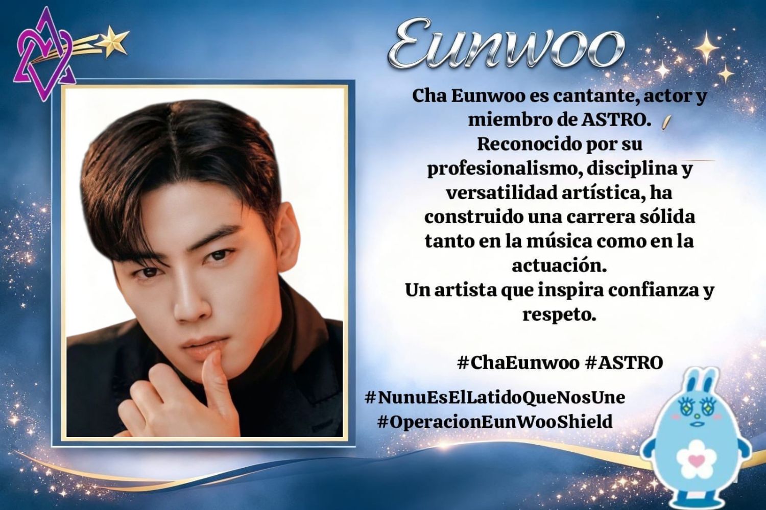 Cuplikan di balik layar dari Cha Eunwoo