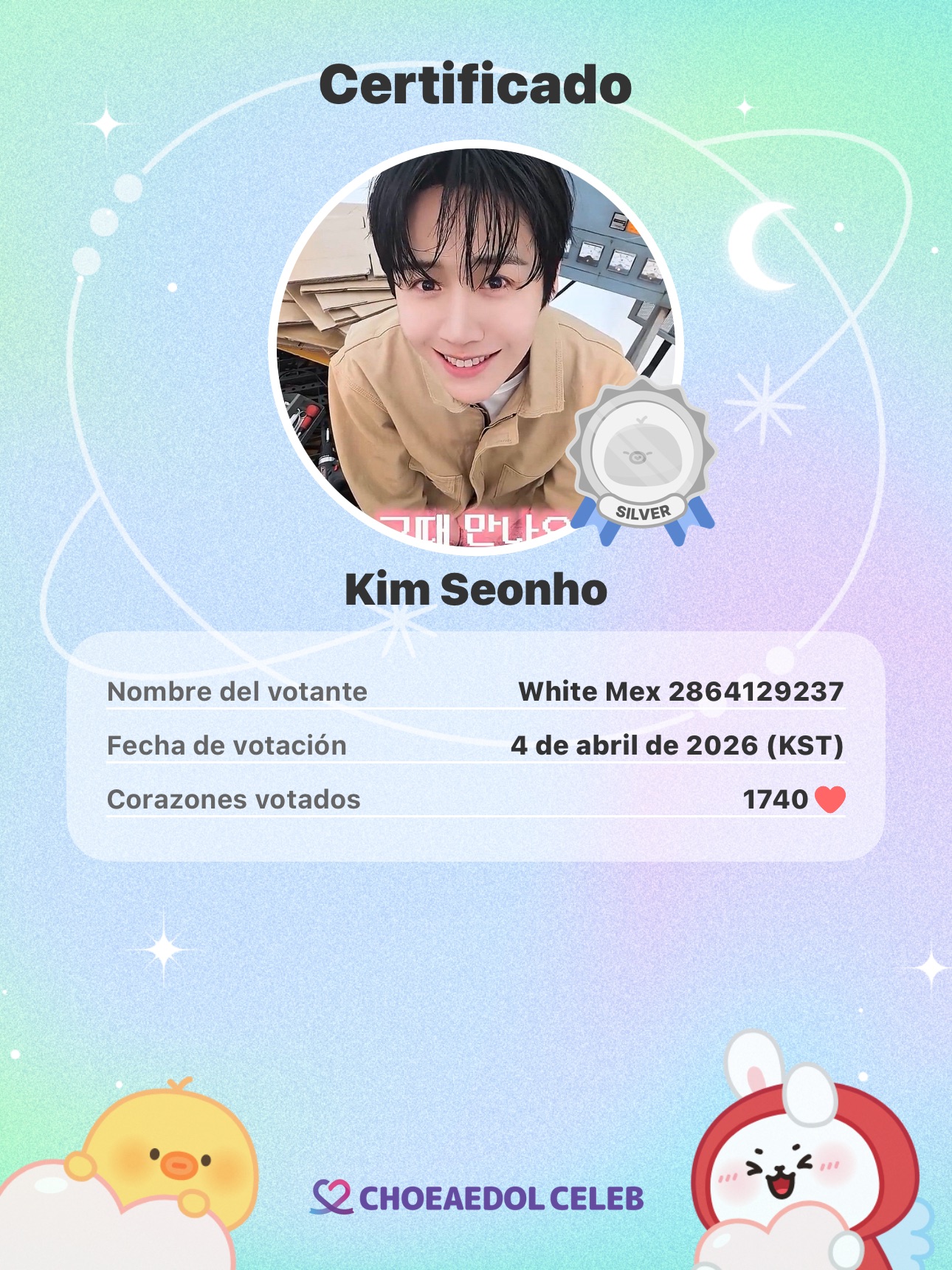 Behind-the-scenes cut of Kim Seonho