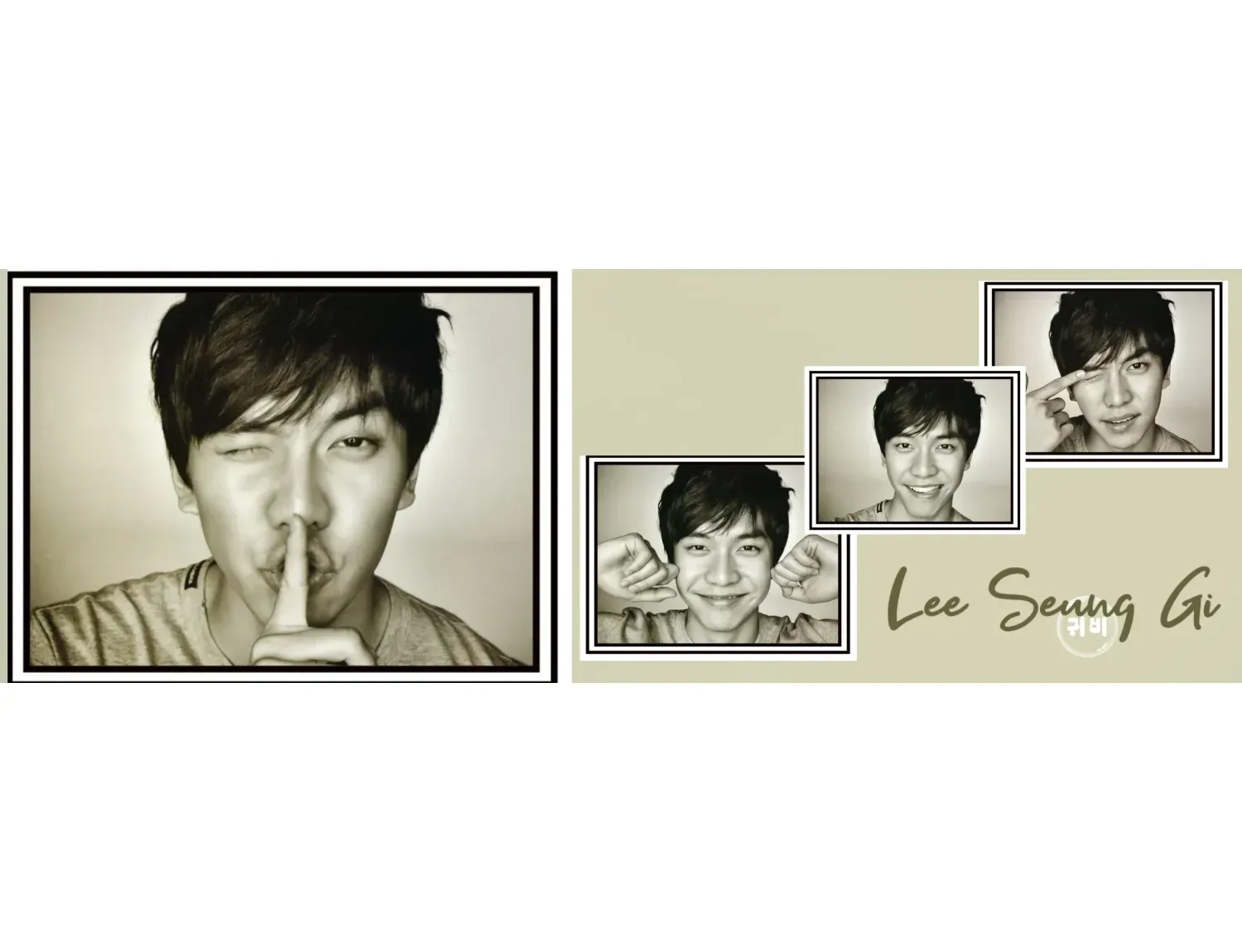 Behind-the-scenes cut of Lee Seunggi