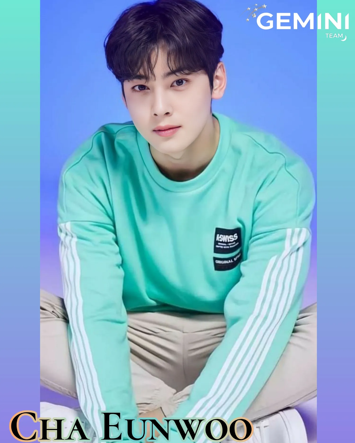 Recent activity shot of Cha Eunwoo