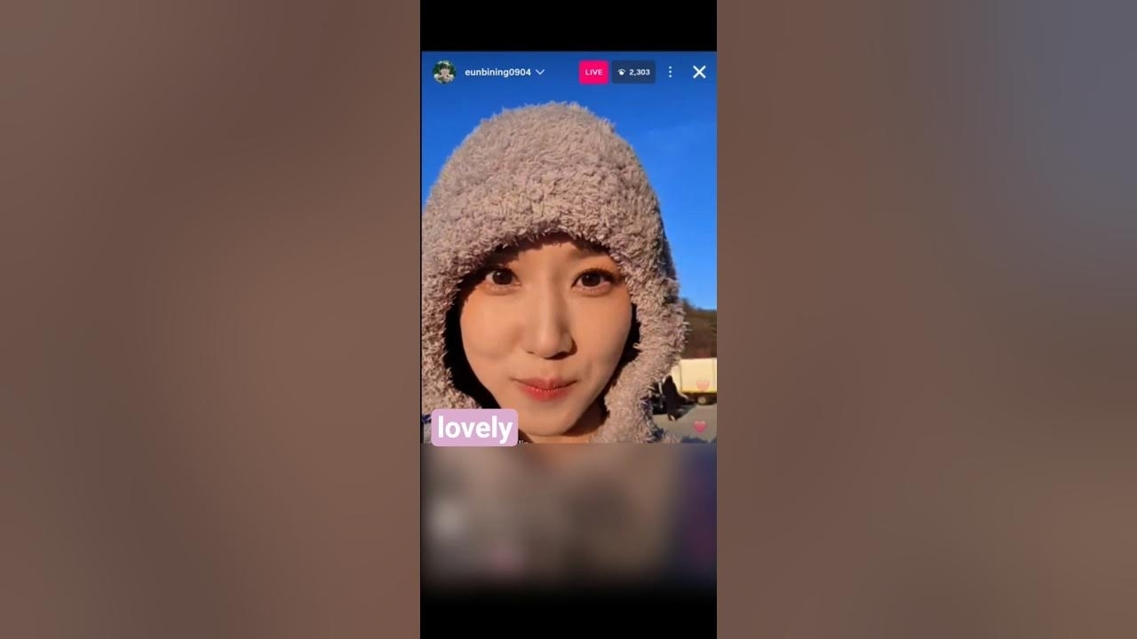 Recent activity shot of Park Eunbin