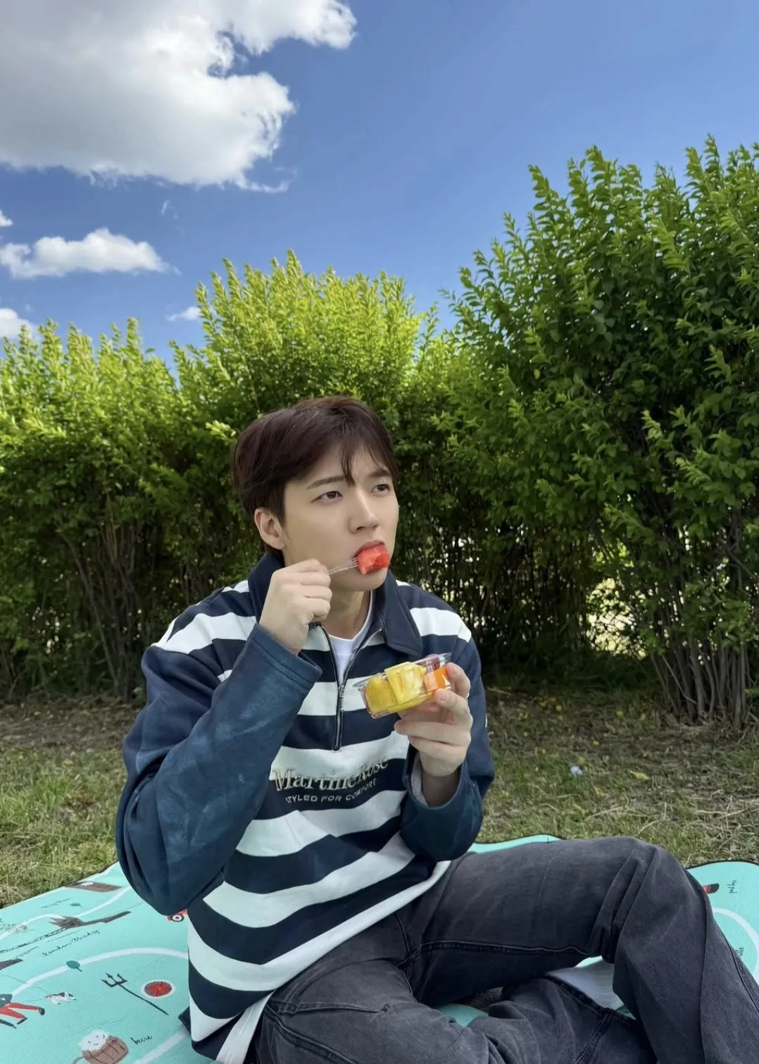 A moment captured by a fan of Nam Woohyun
