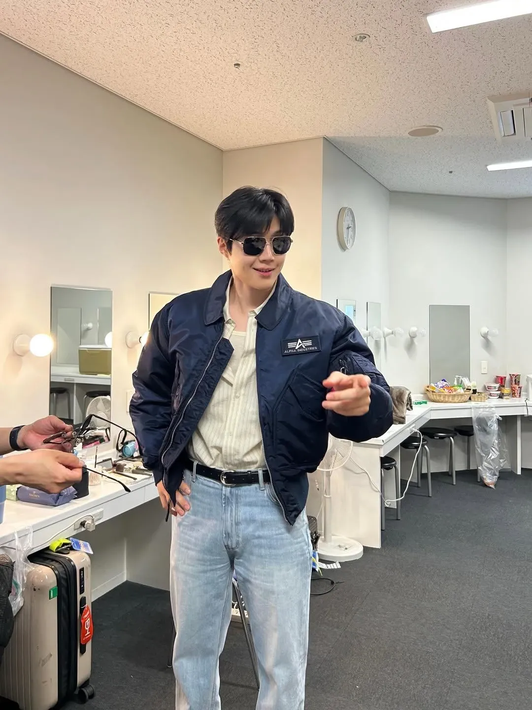 A moment captured by a fan of Kim Seonho