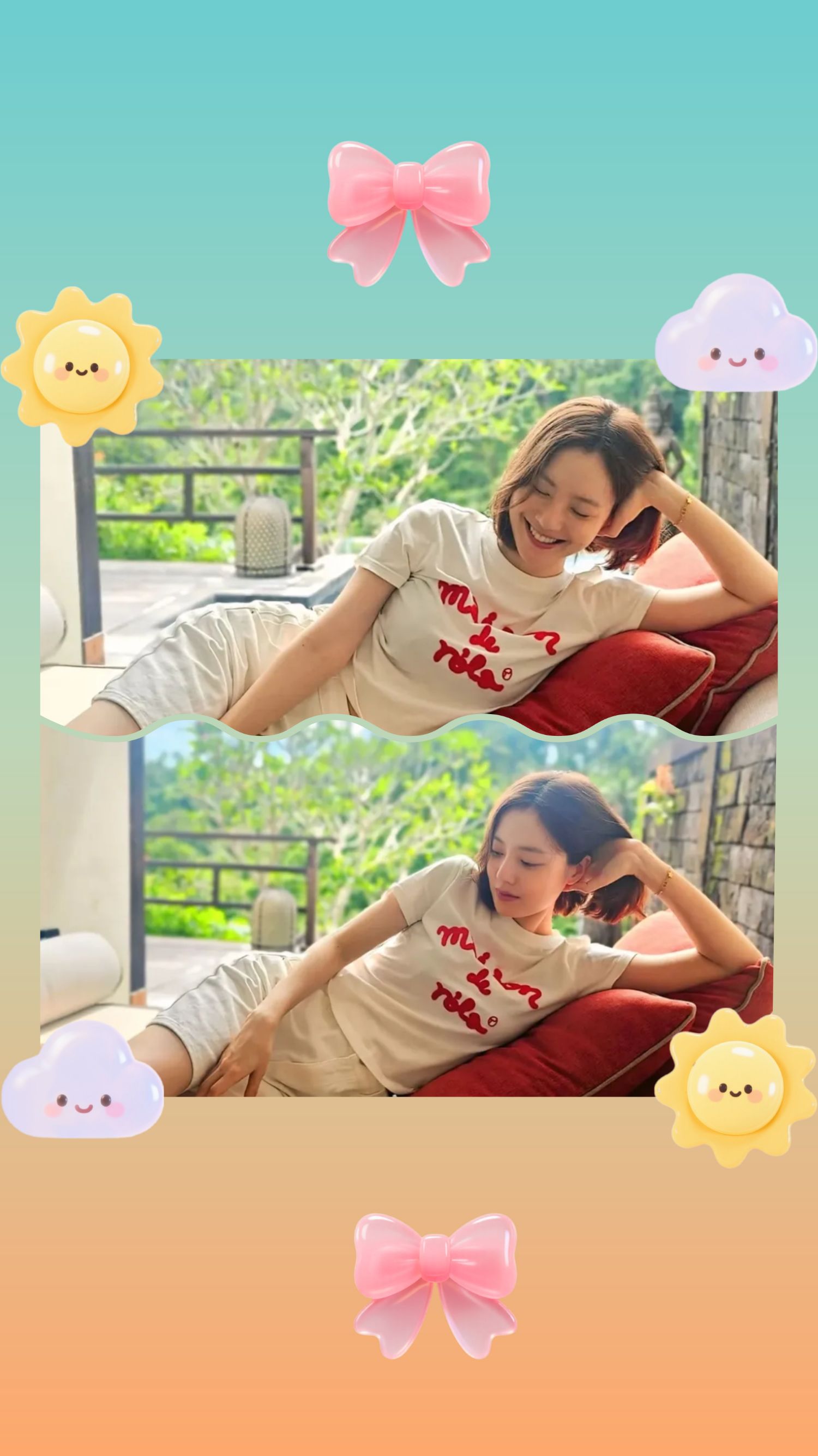 Recent activity shot of Moon Chaewon