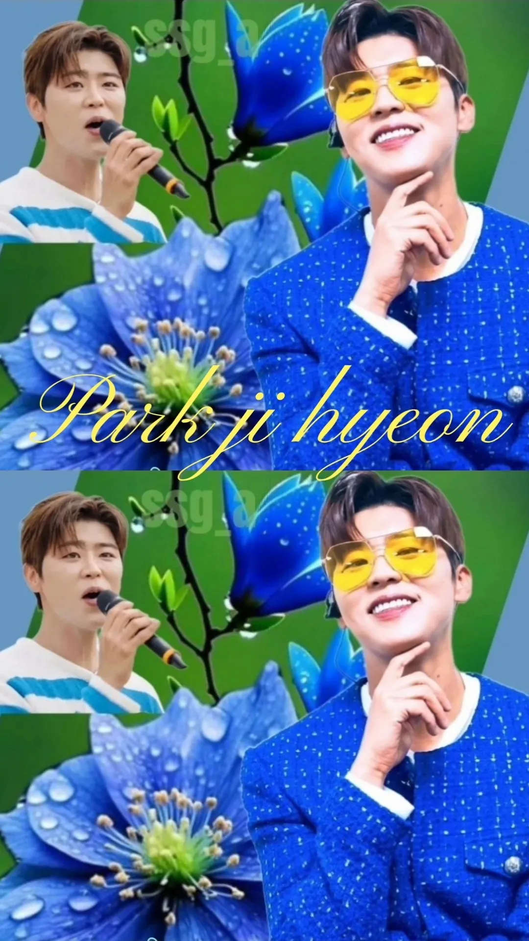 Emotional wallpaper shared by fans for Park Jihyeon