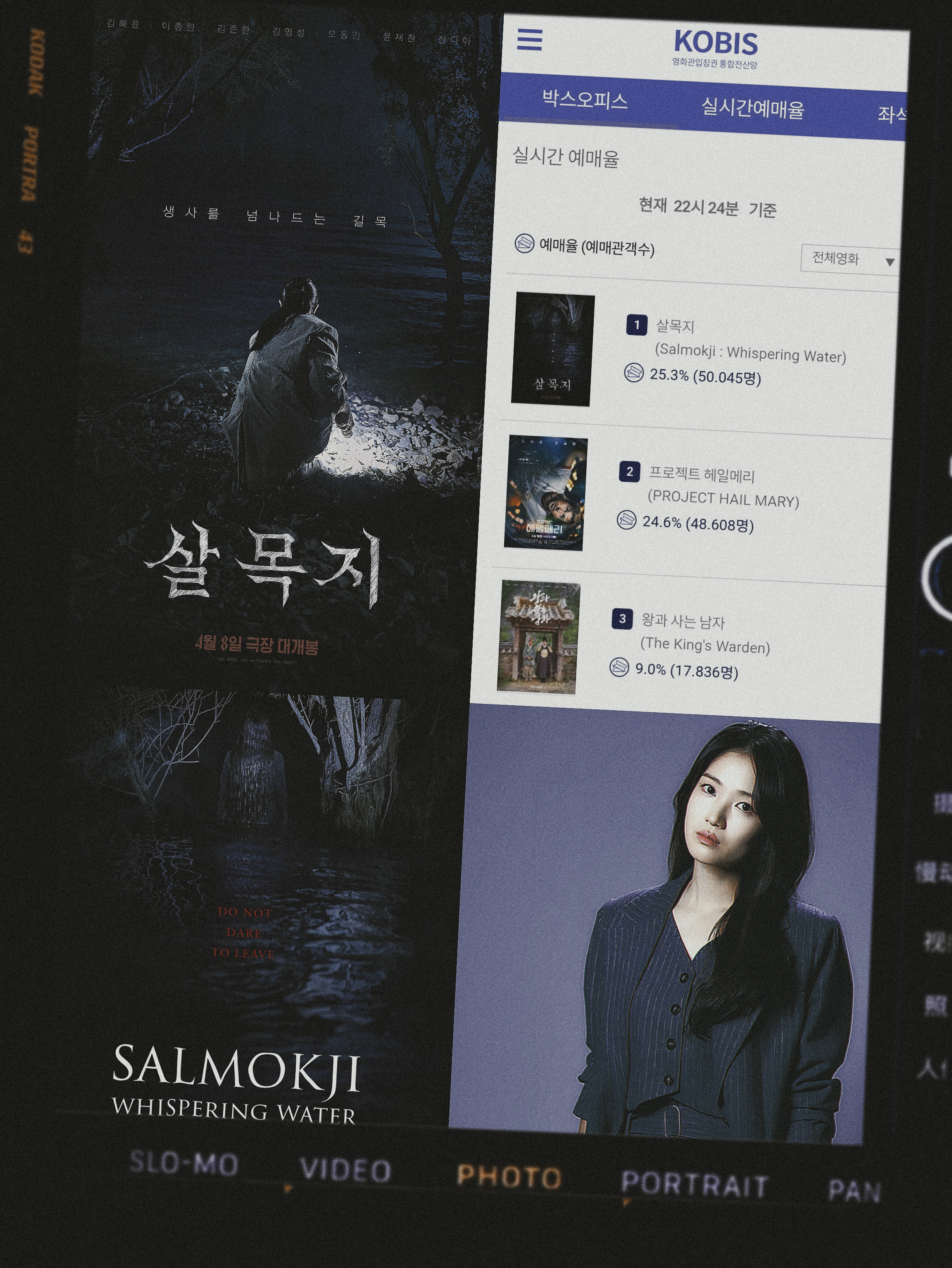 Behind-the-scenes cut of Kim Hyeyoon