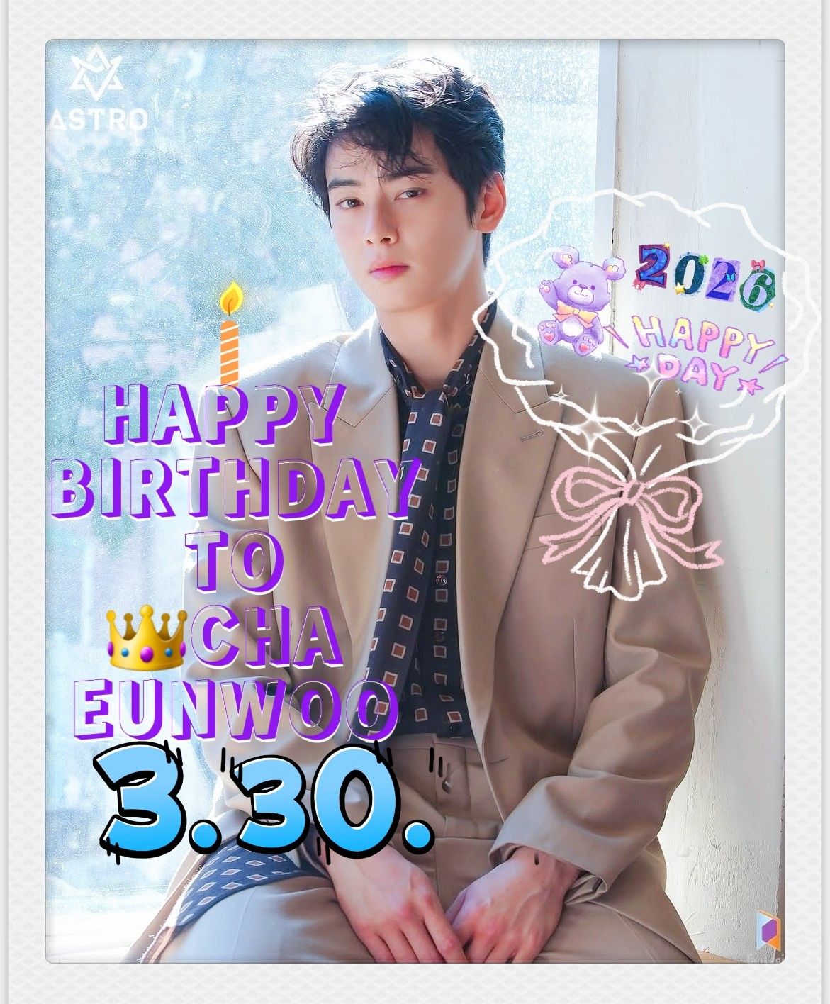 Foto kegiatan terbaru dari Cha Eunwoo