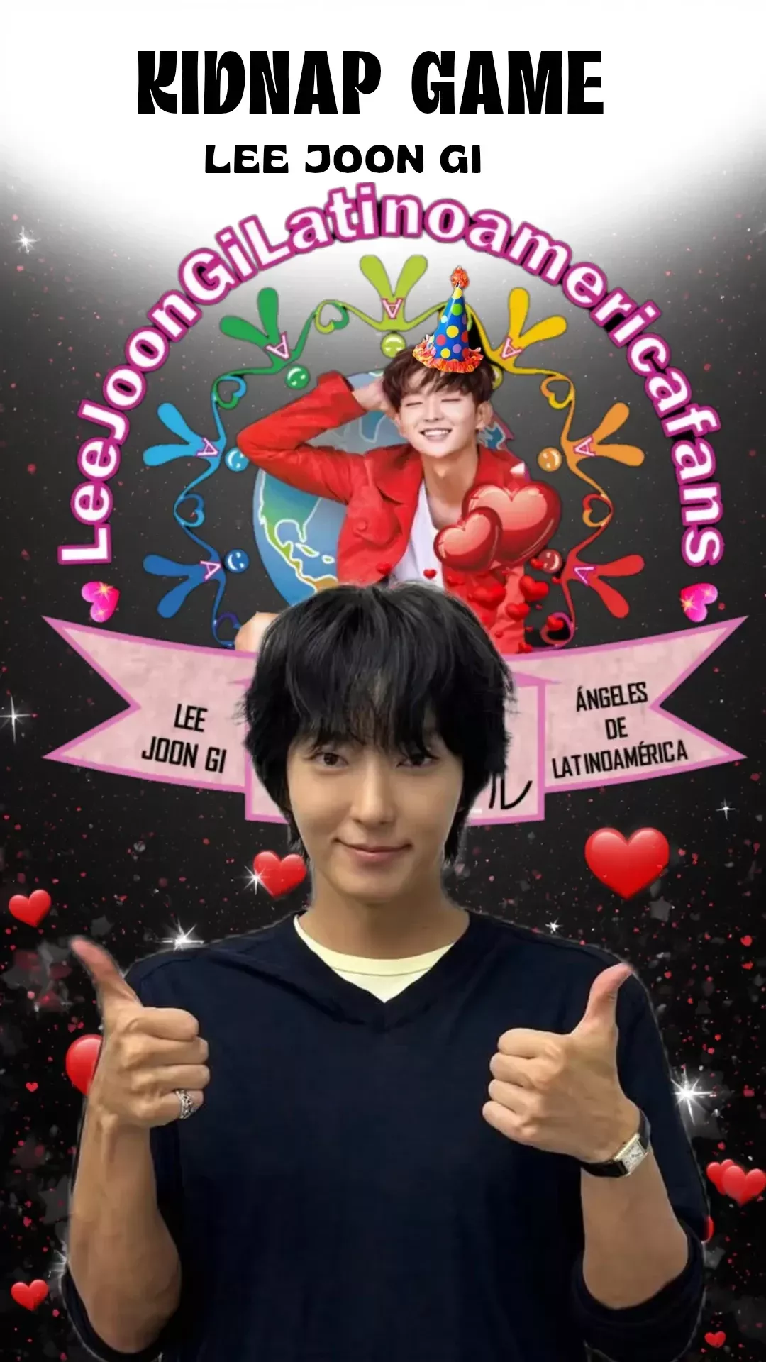 Emotional wallpaper shared by fans for Lee Joongi