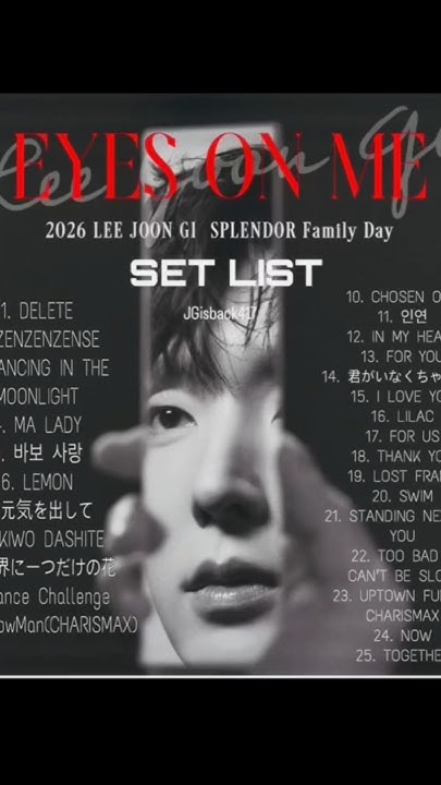 Behind-the-scenes cut of Lee Joongi