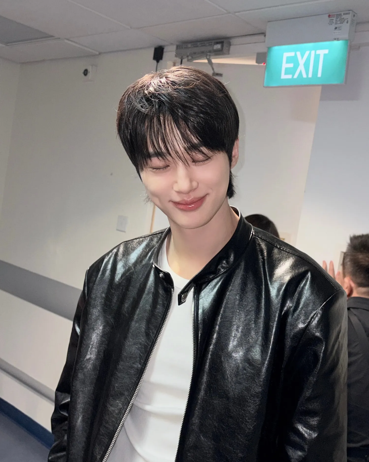 A moment captured by a fan of Byeon Wooseok
