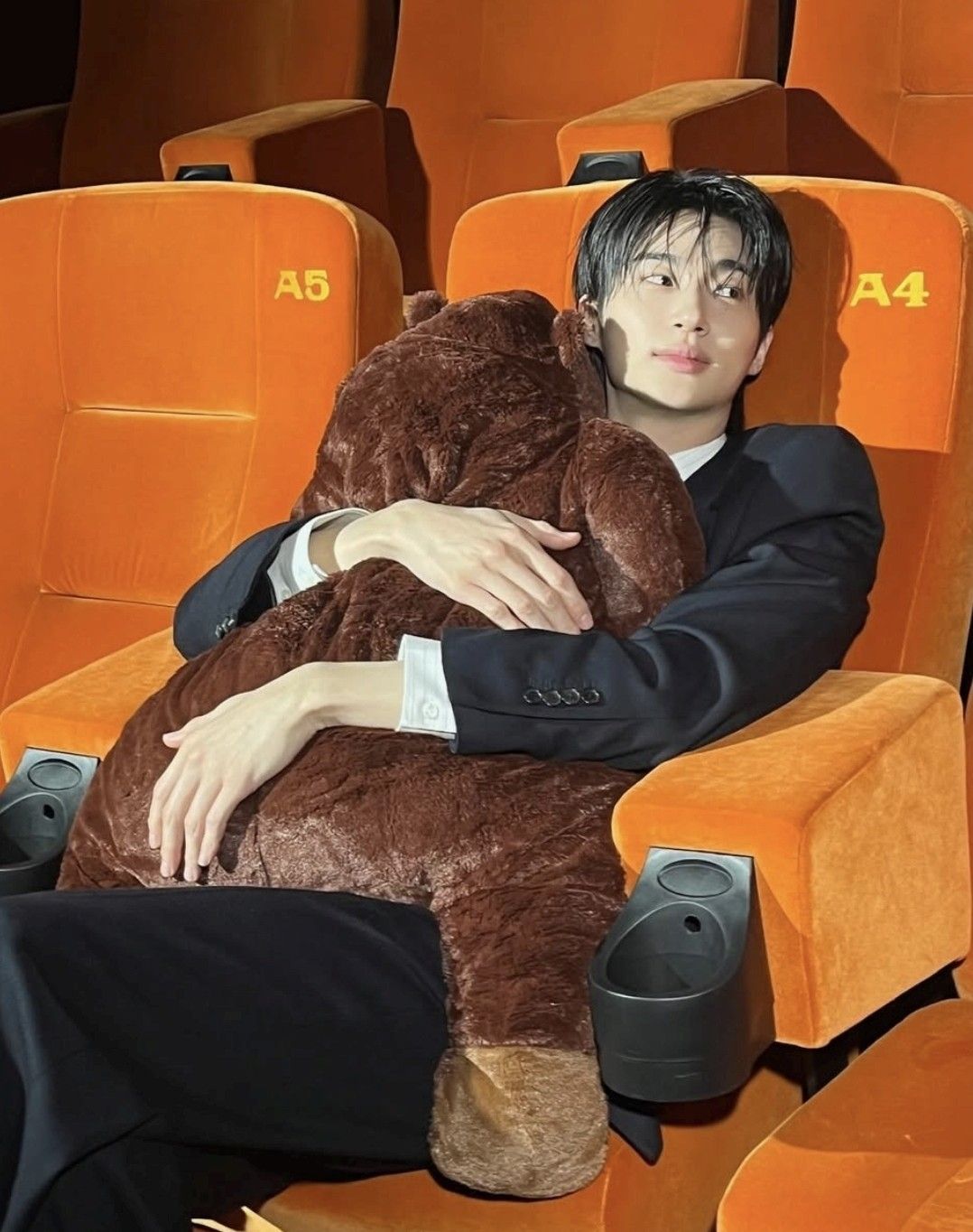 A moment captured by a fan of Byeon Wooseok