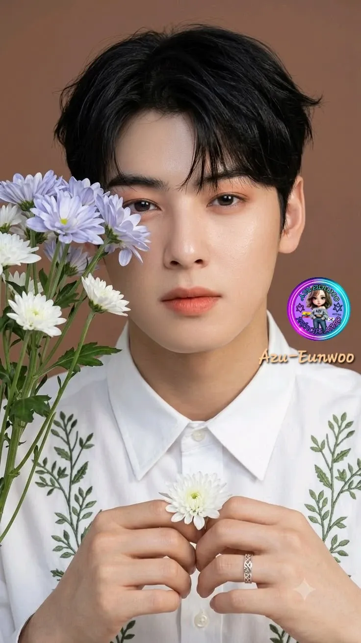 Emotional wallpaper shared by fans for Cha Eunwoo
