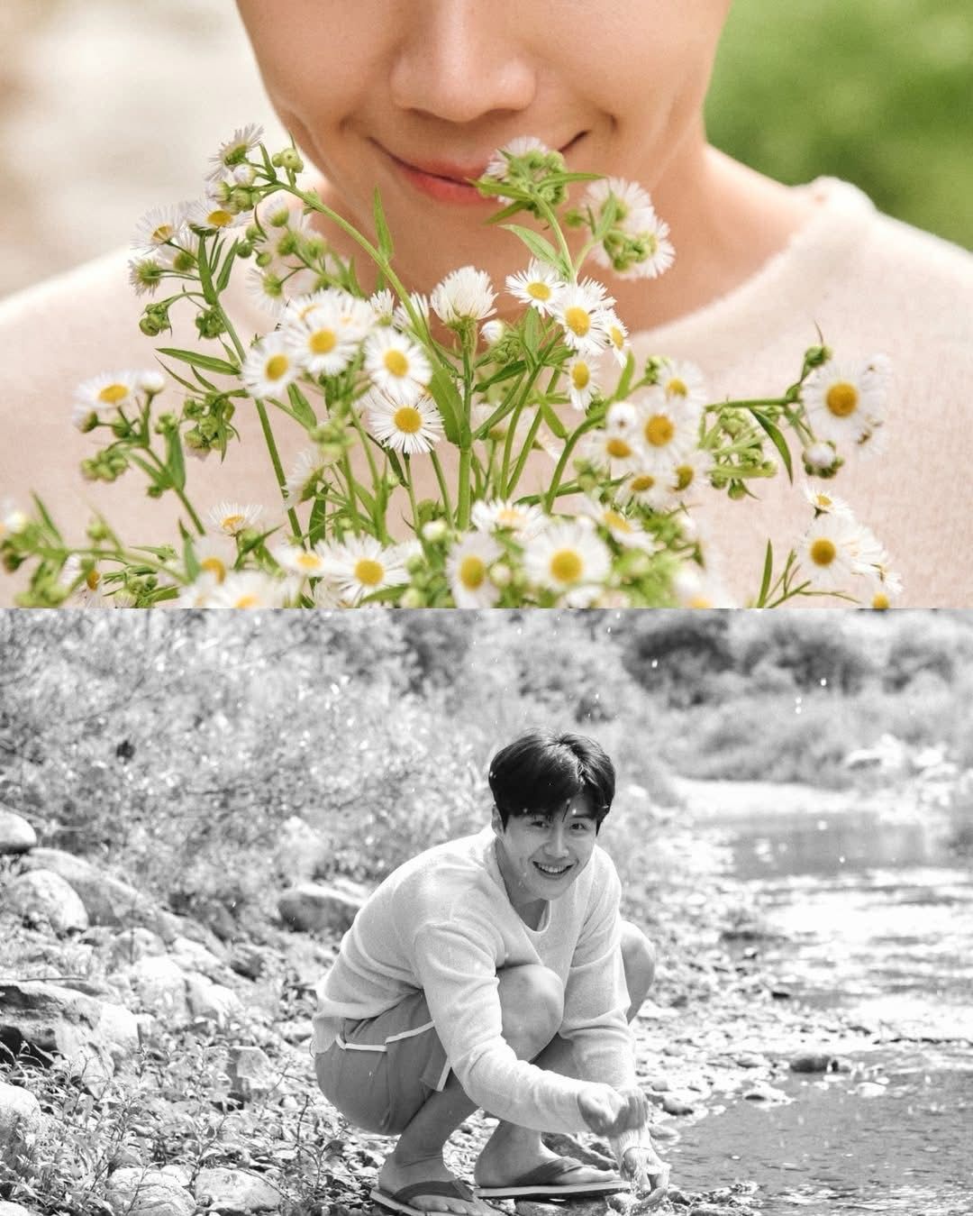 Behind-the-scenes cut of Kim Seonho