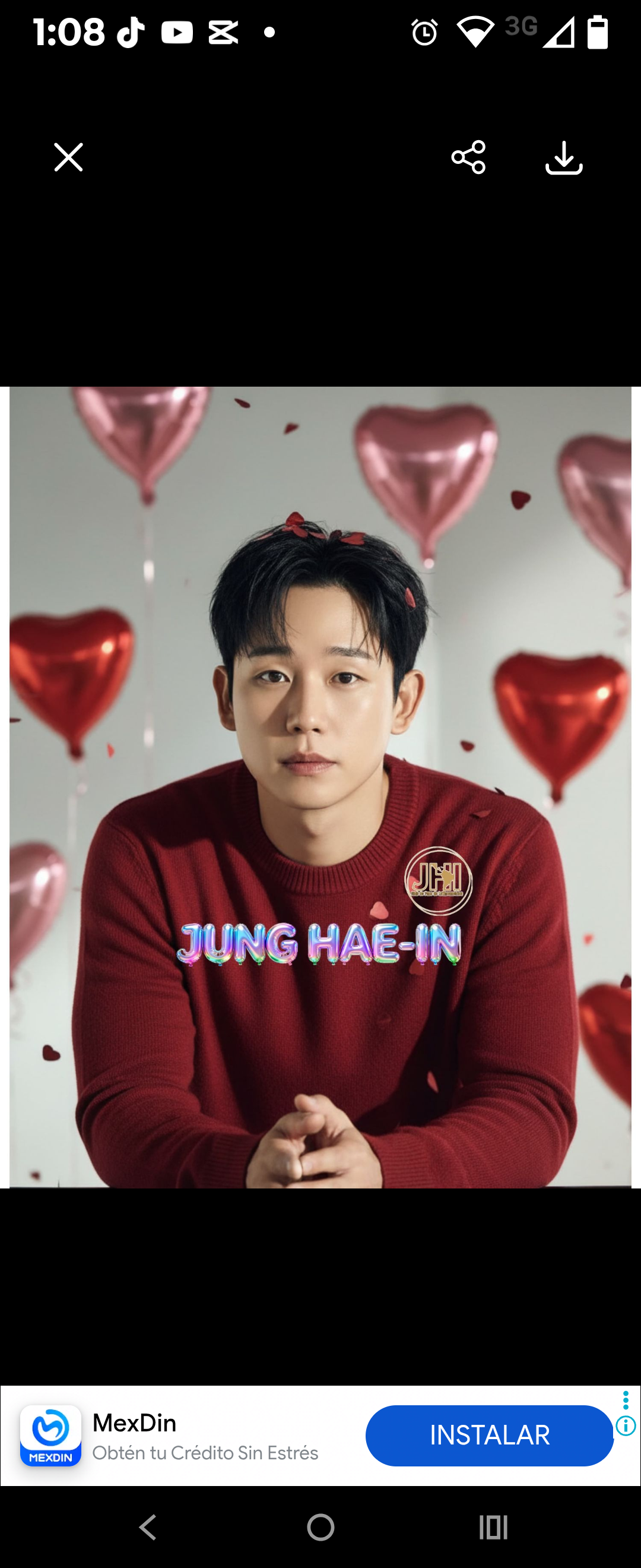 粉丝拍下的丁海寅瞬间