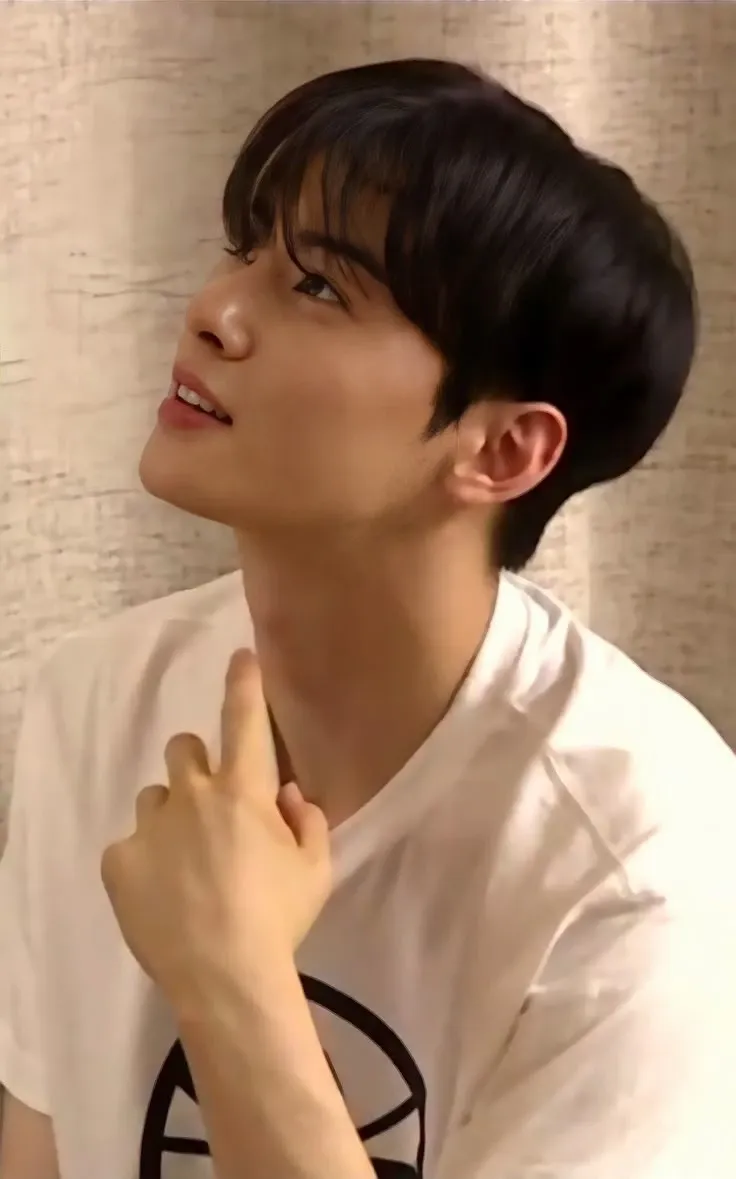 Behind-the-scenes cut of Cha Eunwoo