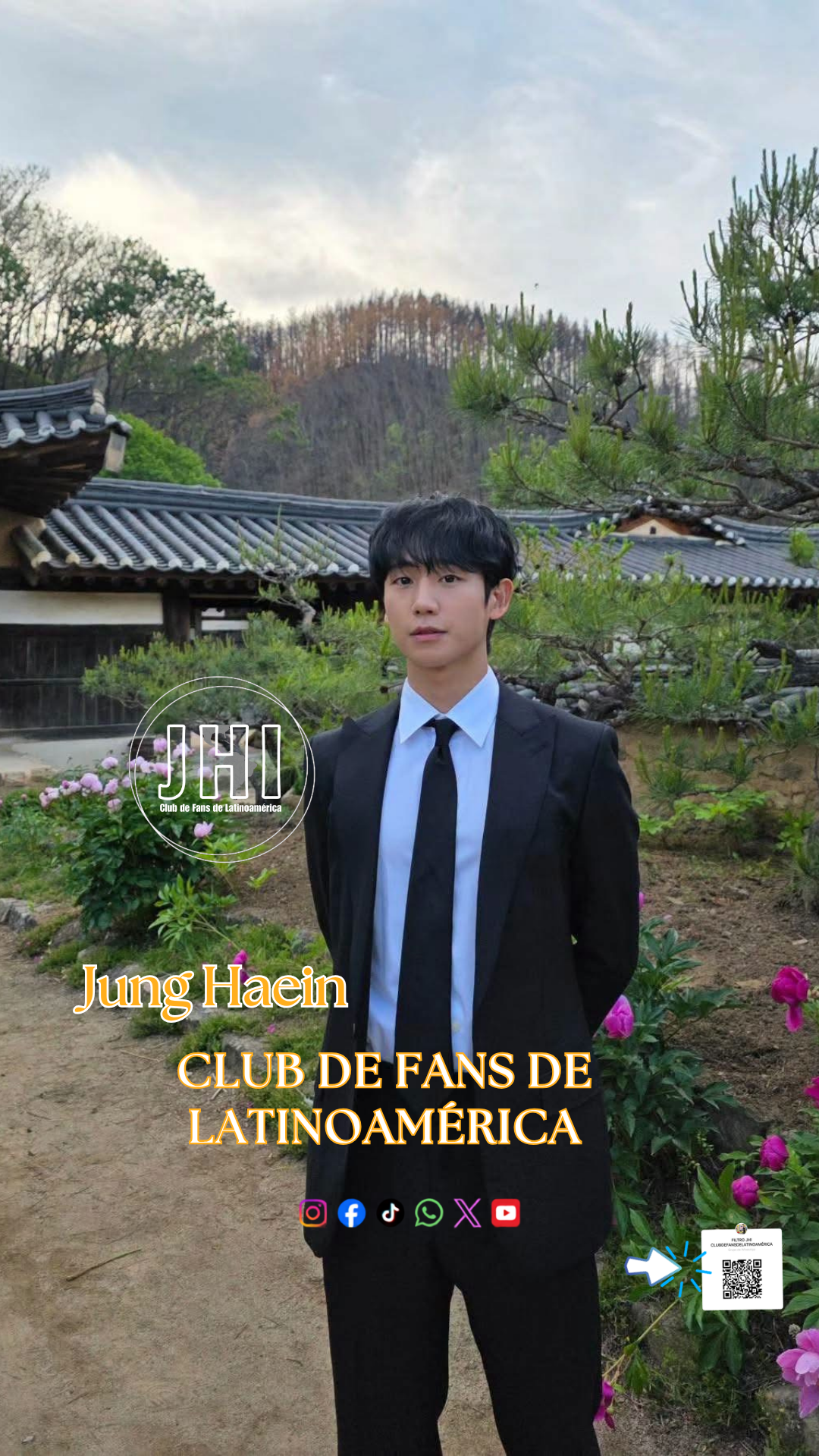Special wallpaper made by Jung Haein's fans