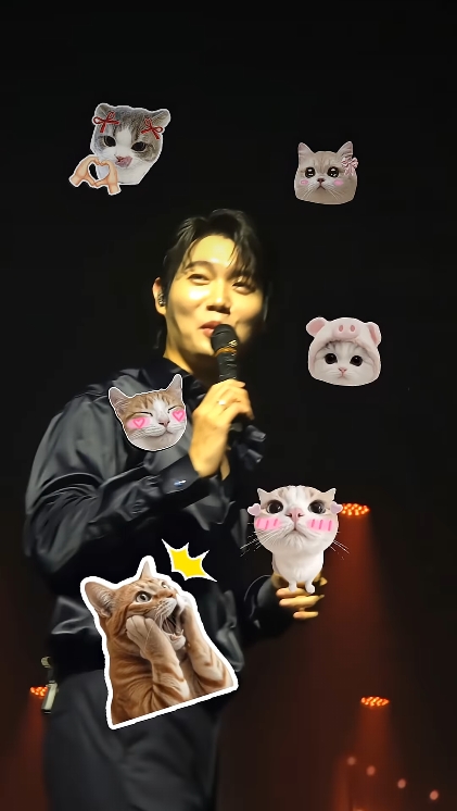 Special wallpaper made by Son Taejin's fans