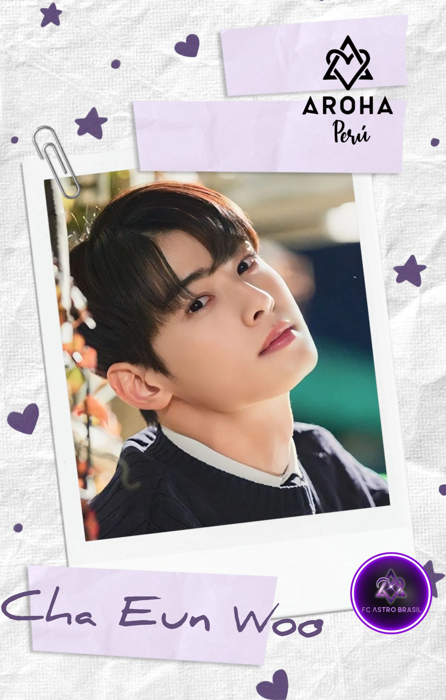 Recent activity shot of Cha Eunwoo