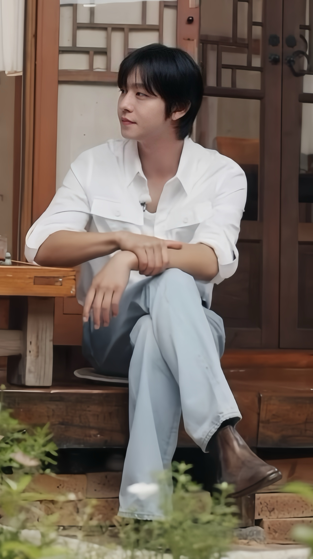 A moment captured by a fan of Ahn Hyoseop