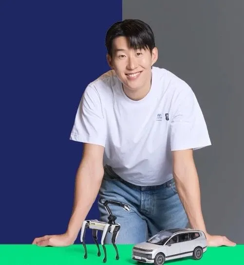 Behind-the-scenes cut of Son Heungmin