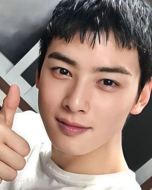 Recent activity shot of Cha Eunwoo