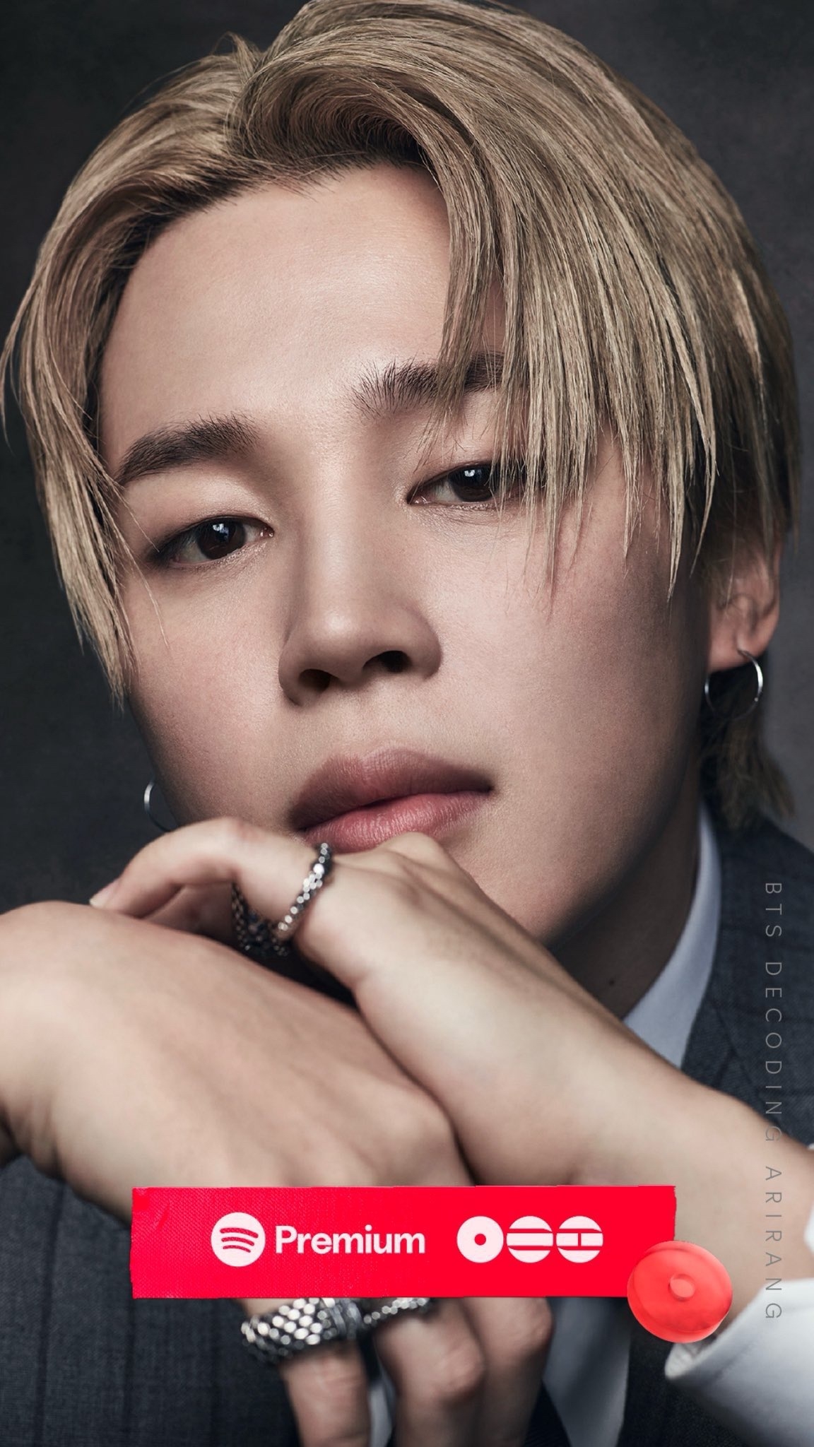 Special wallpaper made by Ha Jimin's fans