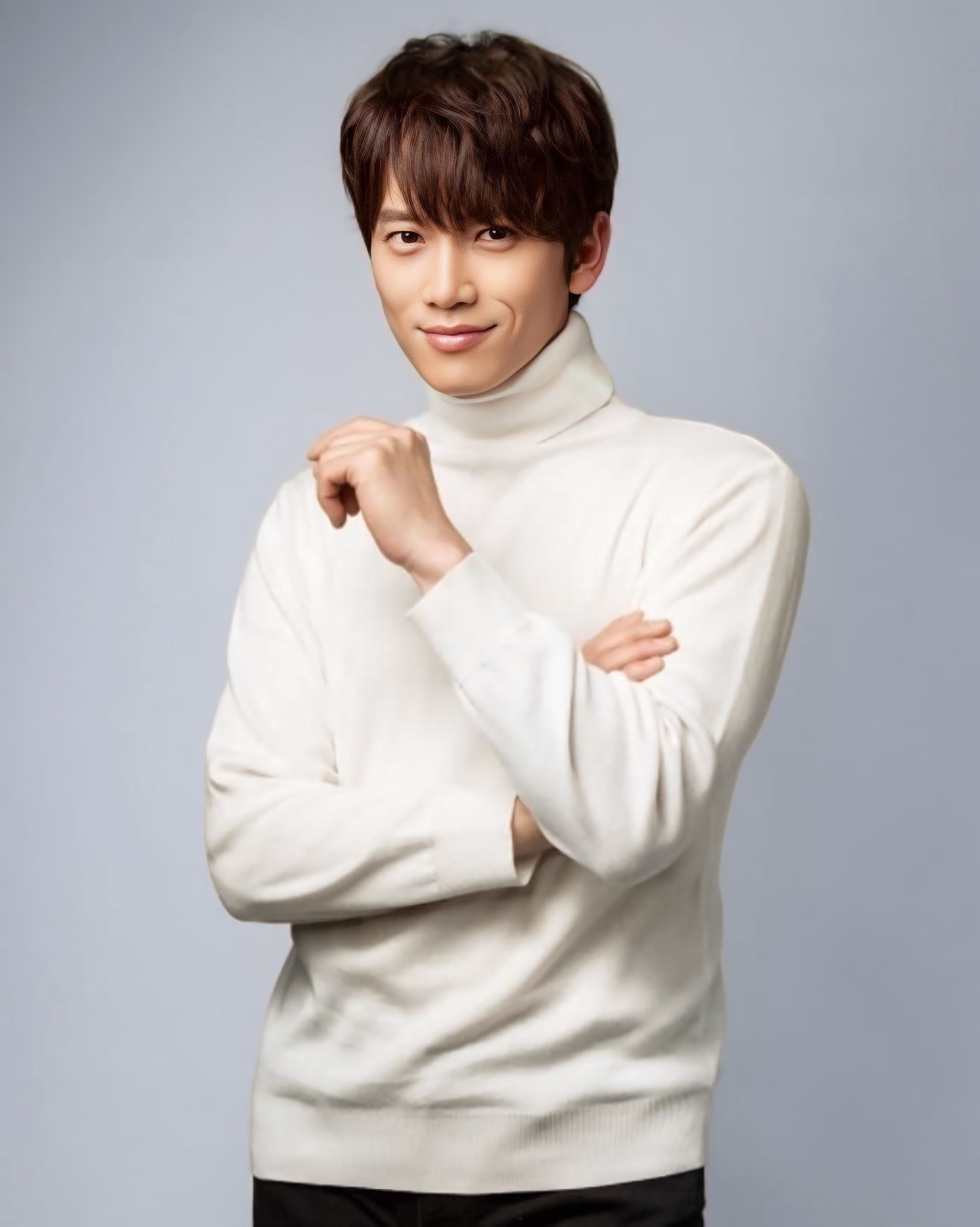 Behind-the-scenes cut of Ji Sung