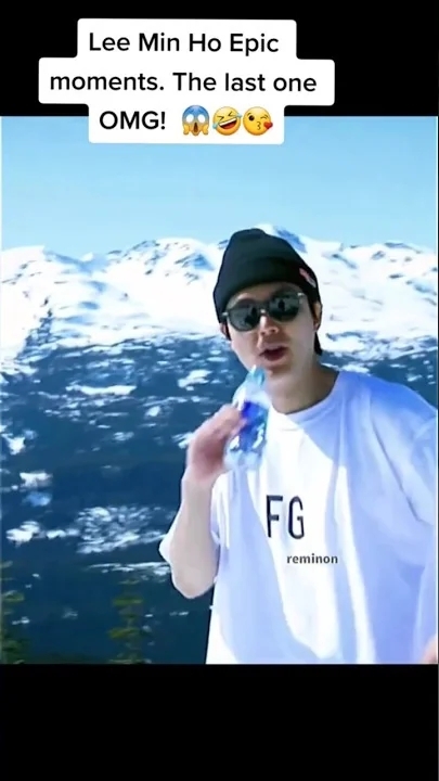 粉丝拍下的李敏镐瞬间