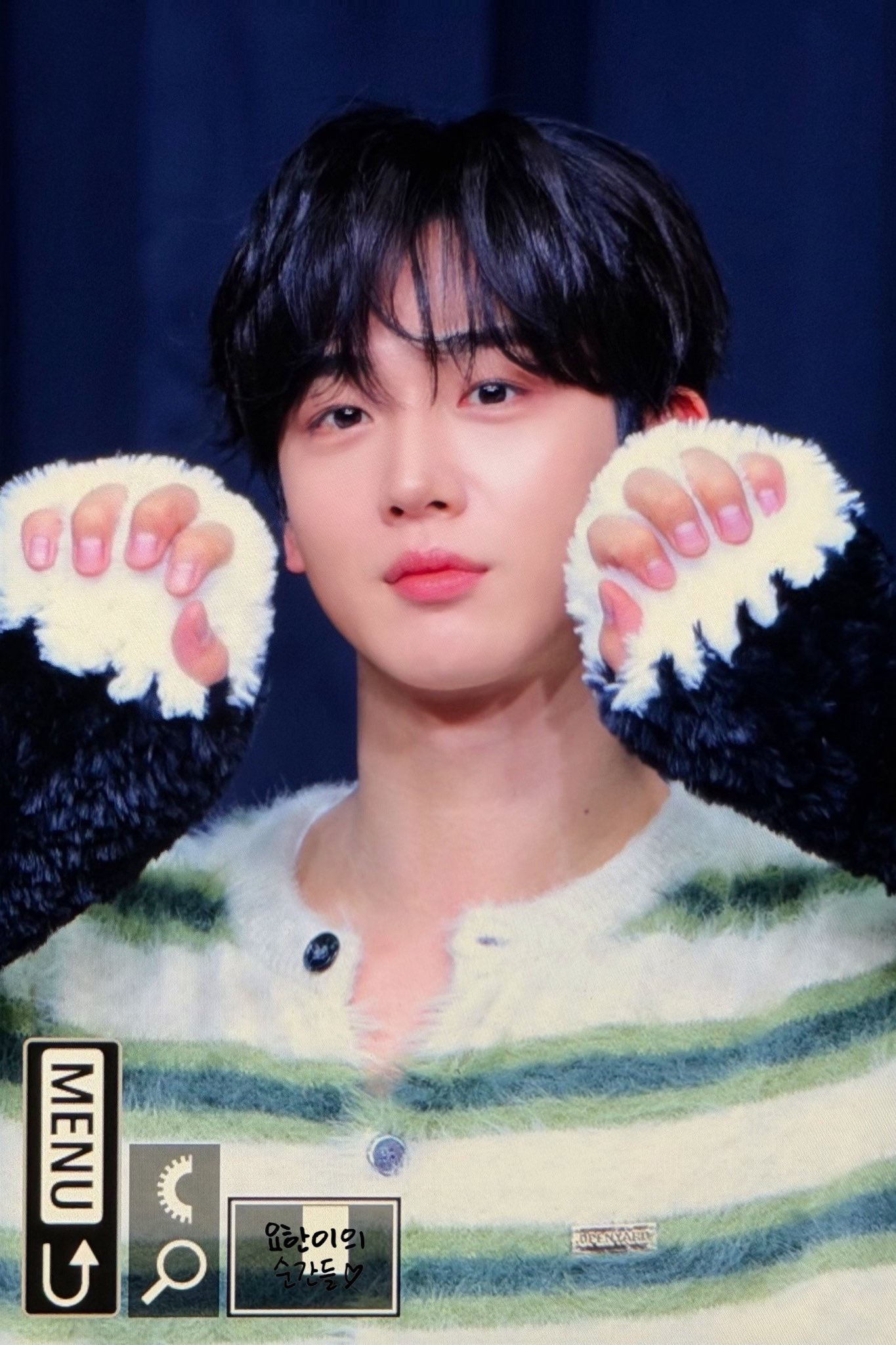 Behind-the-scenes cut of Kim Yohan