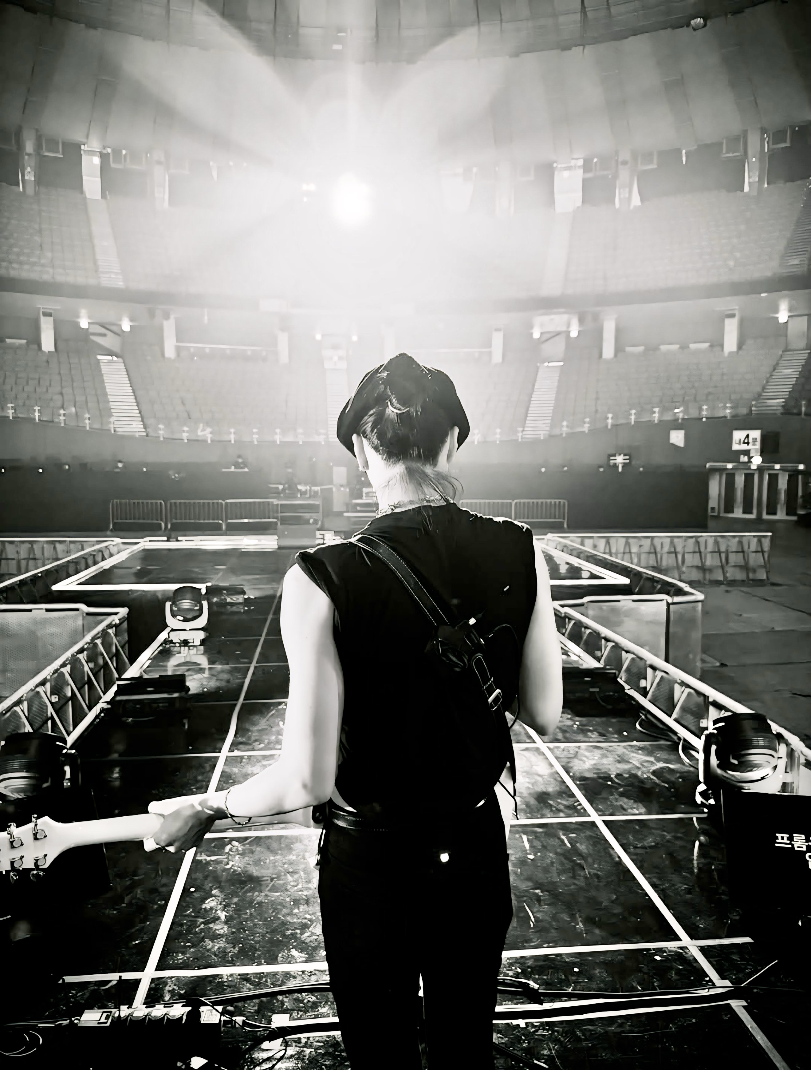 A moment captured by a fan of No Minwoo