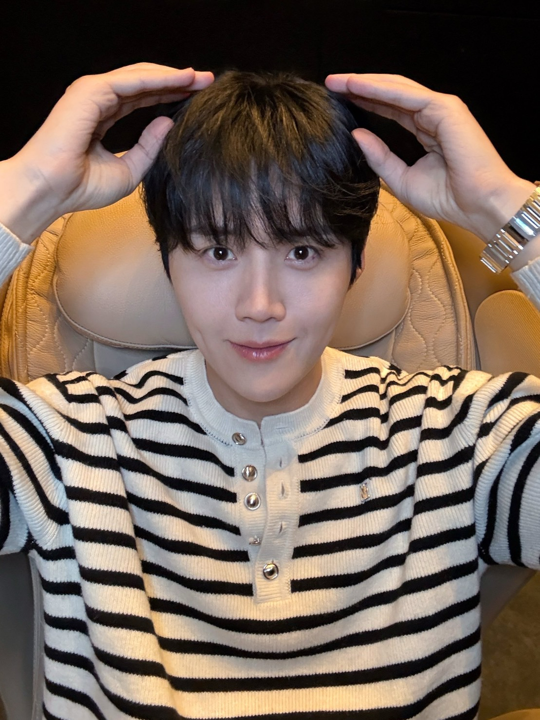 A moment captured by a fan of Kim Seonho