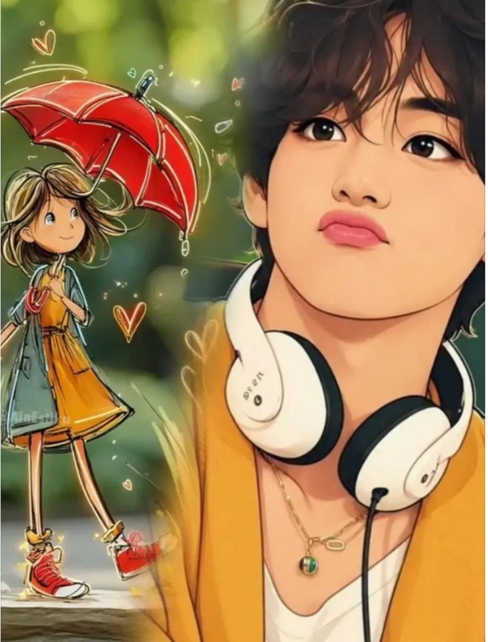 A moment captured by a fan of Kim Taehyung (V)