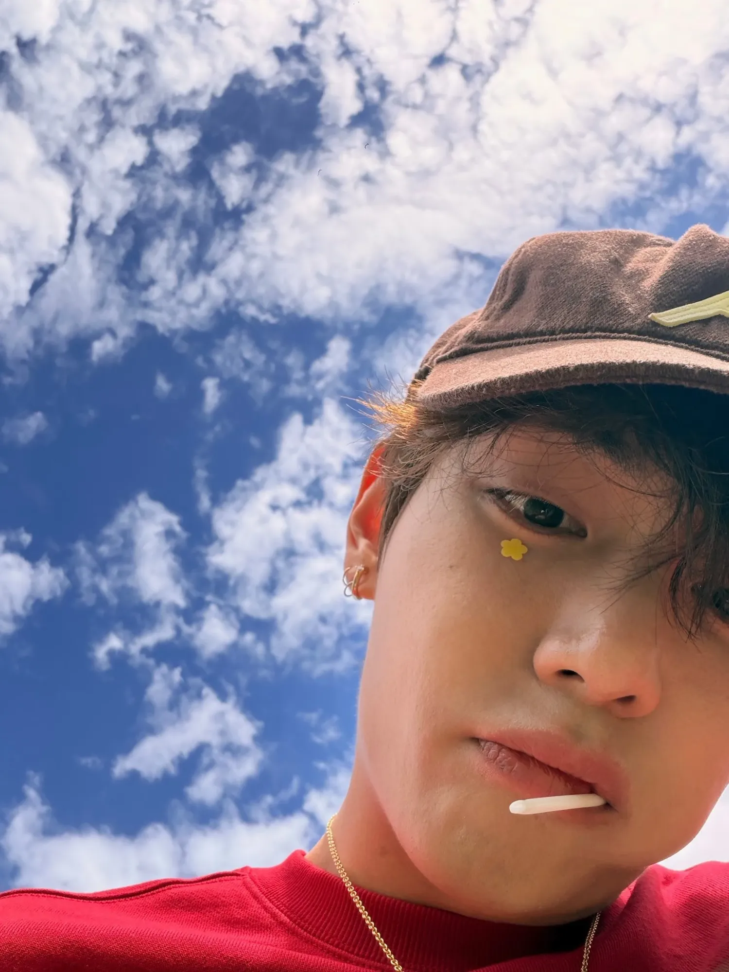 Recent activity shot of Kim Taehyung (V)