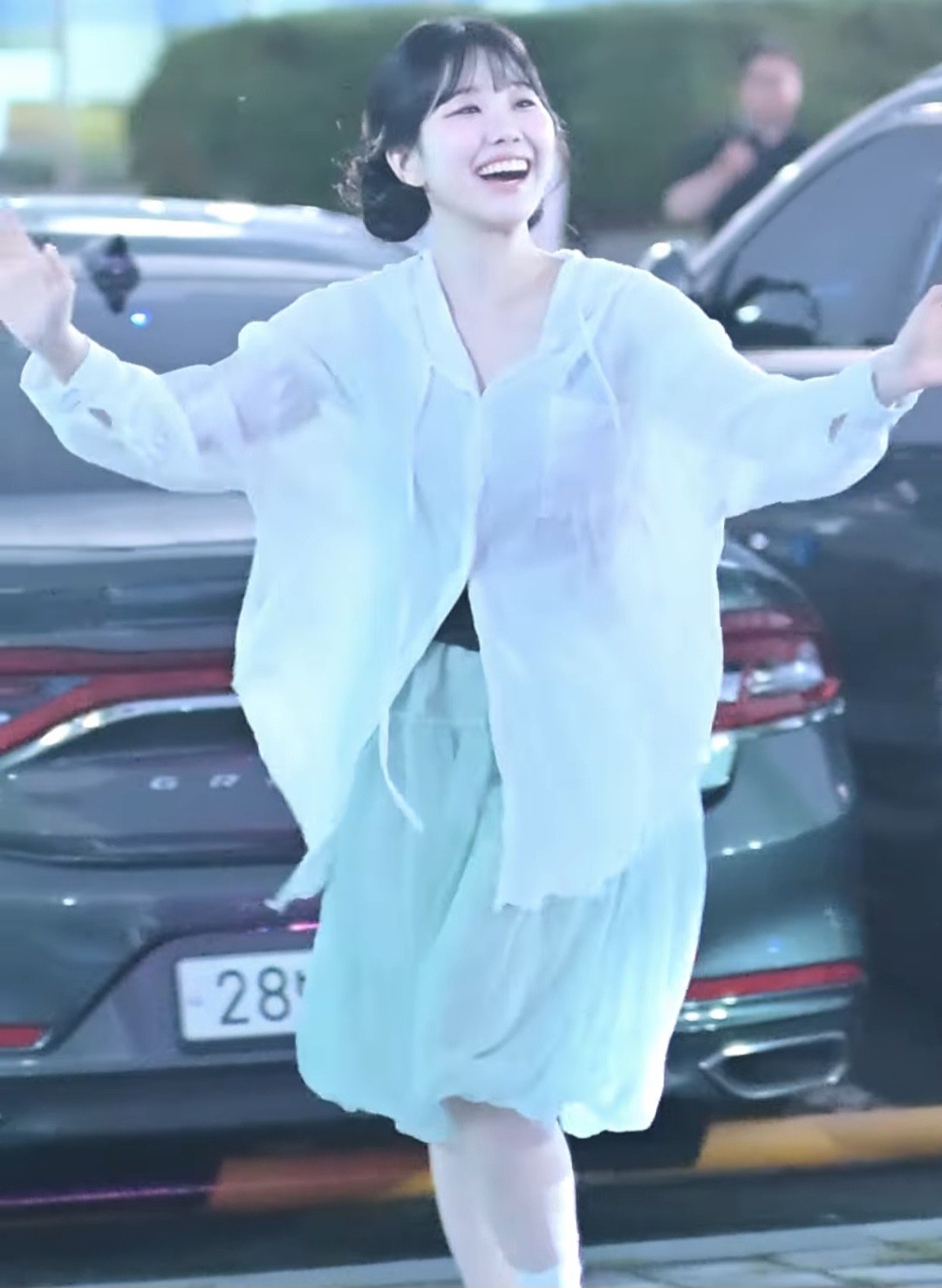 A moment captured by a fan of Hong Seongyun
